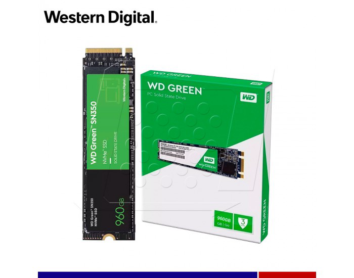 WD SSD 960GB NVME GREEN (SN350)